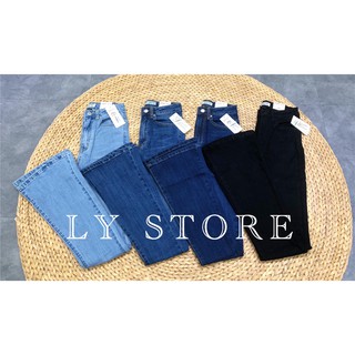 QUẦN ỐNG LOE DÁNG DÀI LƯNG CAO LYSTORE