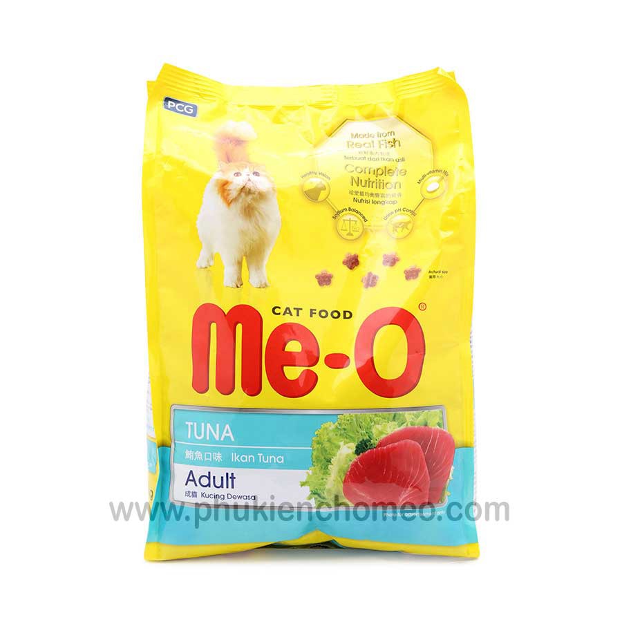 Thức ăn hạt Me-o dành cho mèo trưởng thành (vị cá ngừ, cá thu, hải sản) gói 350gr và 1.2kg