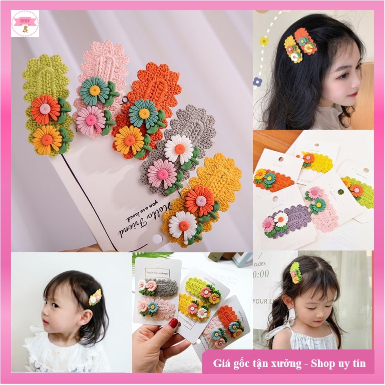 Kẹp Tóc Hoa Cúc Xinh Xắn Cho Nữ