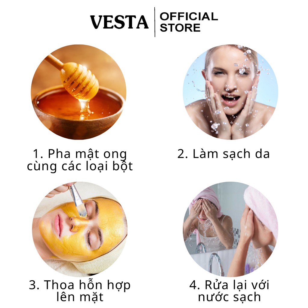 Mật Ong 🍯𝑭𝒓𝒆𝒆𝒔𝒉𝒊𝒑🍯 Mật Ong Hoa Cà Phê - Mật Ong Rừng Nguyên Chất Vesta 50ml