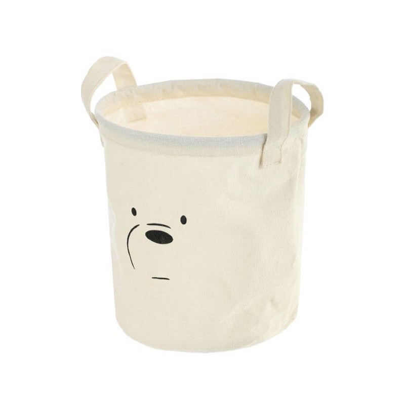 Thùng vải, giỏ đựng đồ có thể xếp gọn mặt anh em gấu Bare Bear Chúng tôi đơn giản là gấu