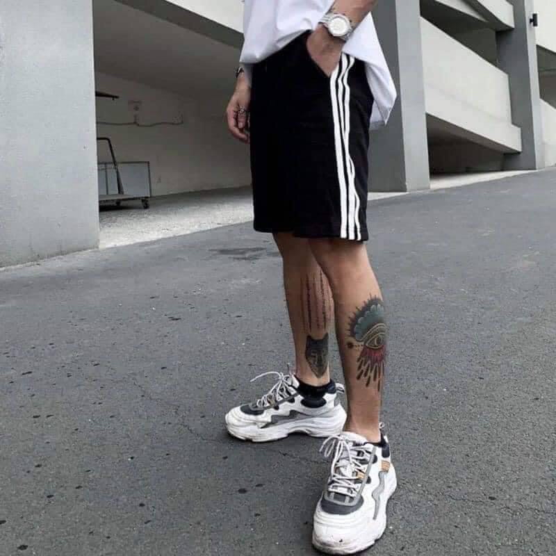 Quần Thể Thao 3 Sọc_Quần Ngố Dáng Xuông Chất Umi Hàn Cao Cấp, TÚI 2 Bên Tiện Lợi Trẻ Trung Cá Tính HOABI Shop | BigBuy360 - bigbuy360.vn