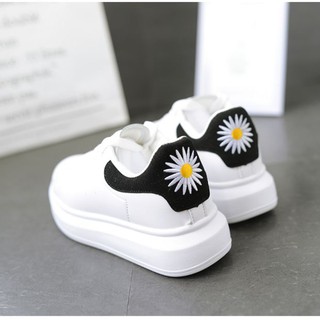 Giày Sneaker MCQueen - MCQ Hoa Cúc Dây Lụa Cao Cấp Full Box Full Bill