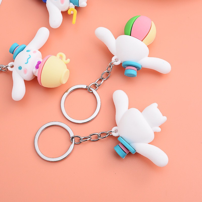 Móc khóa nhựa dẻo nhân vật Cinnamoroll Mua Tất (muatatshop)