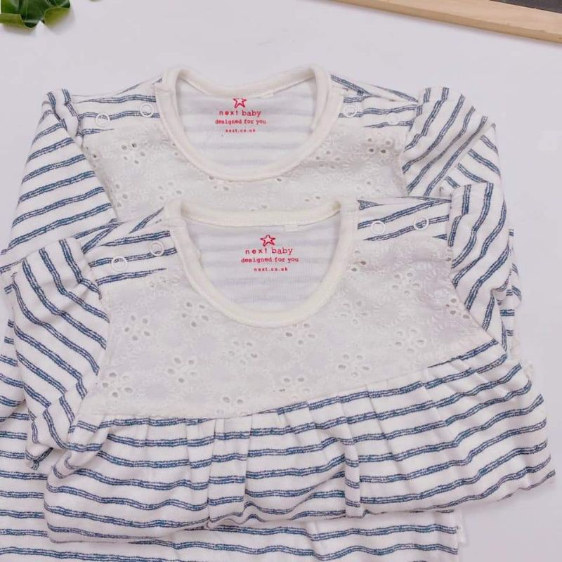 (Chọn mẫu) Body liền tất- Sleepsuit cotton sz 1m (3-5,5kg) các hãng