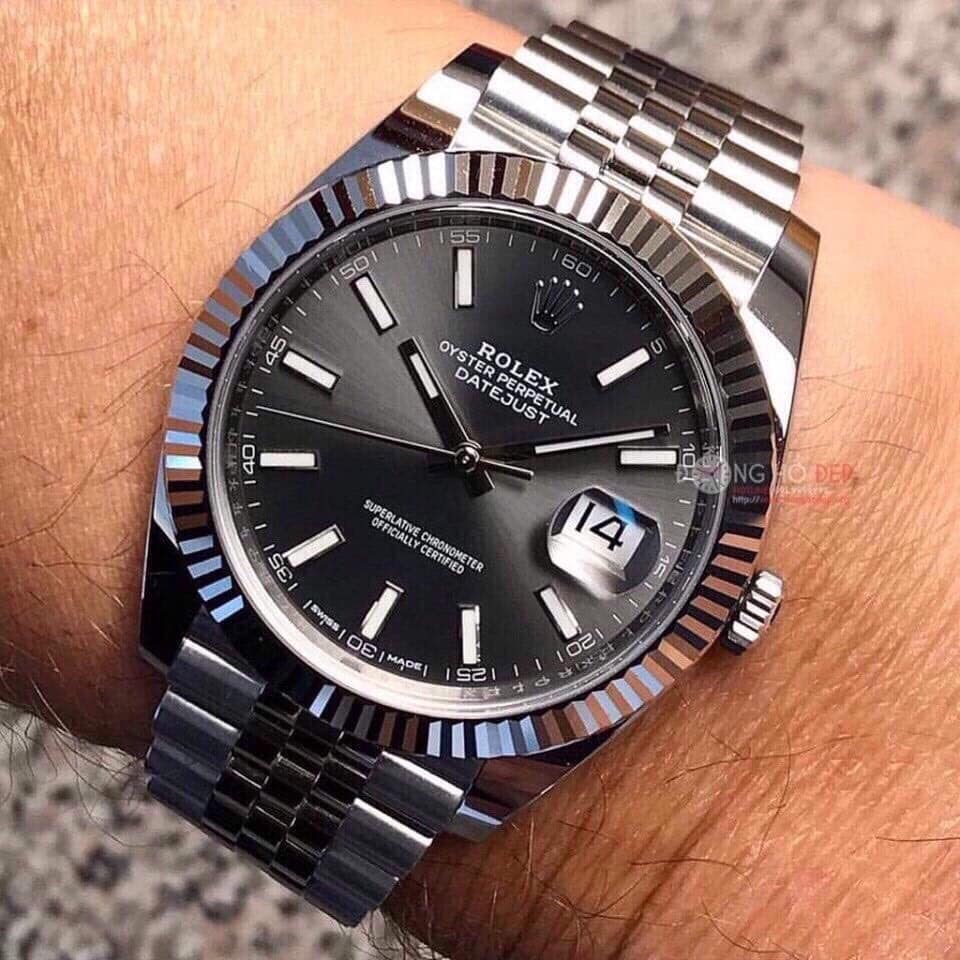 Đồng hồ Nam Rolexs máy nhật đẹp dòng cơ Automatic size 38mm-41mm mặt đen, xám