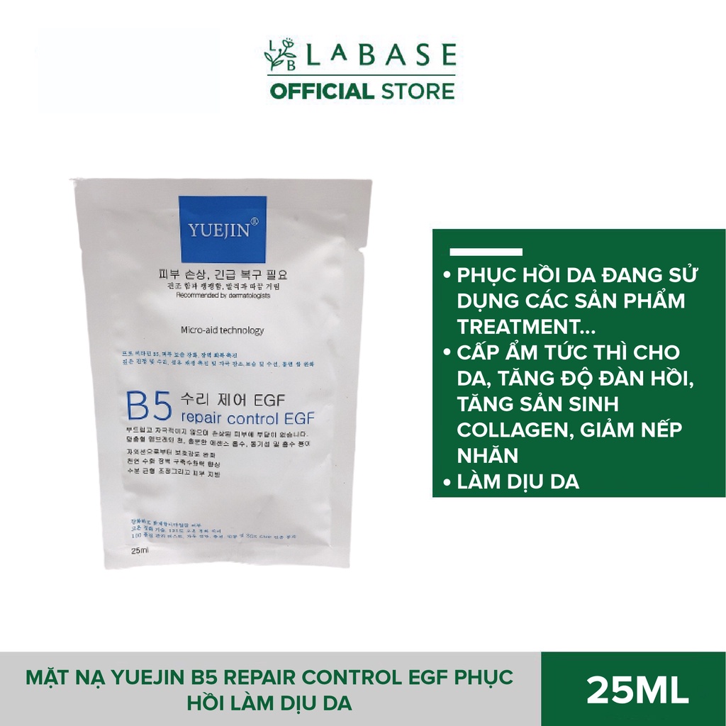 Mặt nạ Yuejin B5 Repair Control EGF phục hồi làm dịu da 25ml