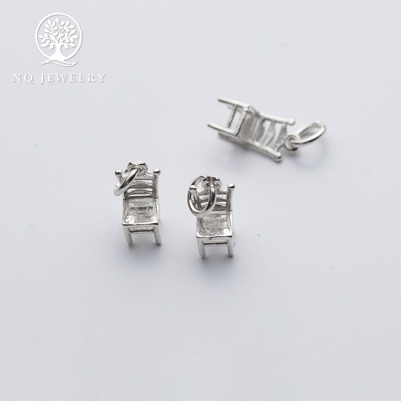 Charm bạc hình cái ghế treo - NQ Jewelry