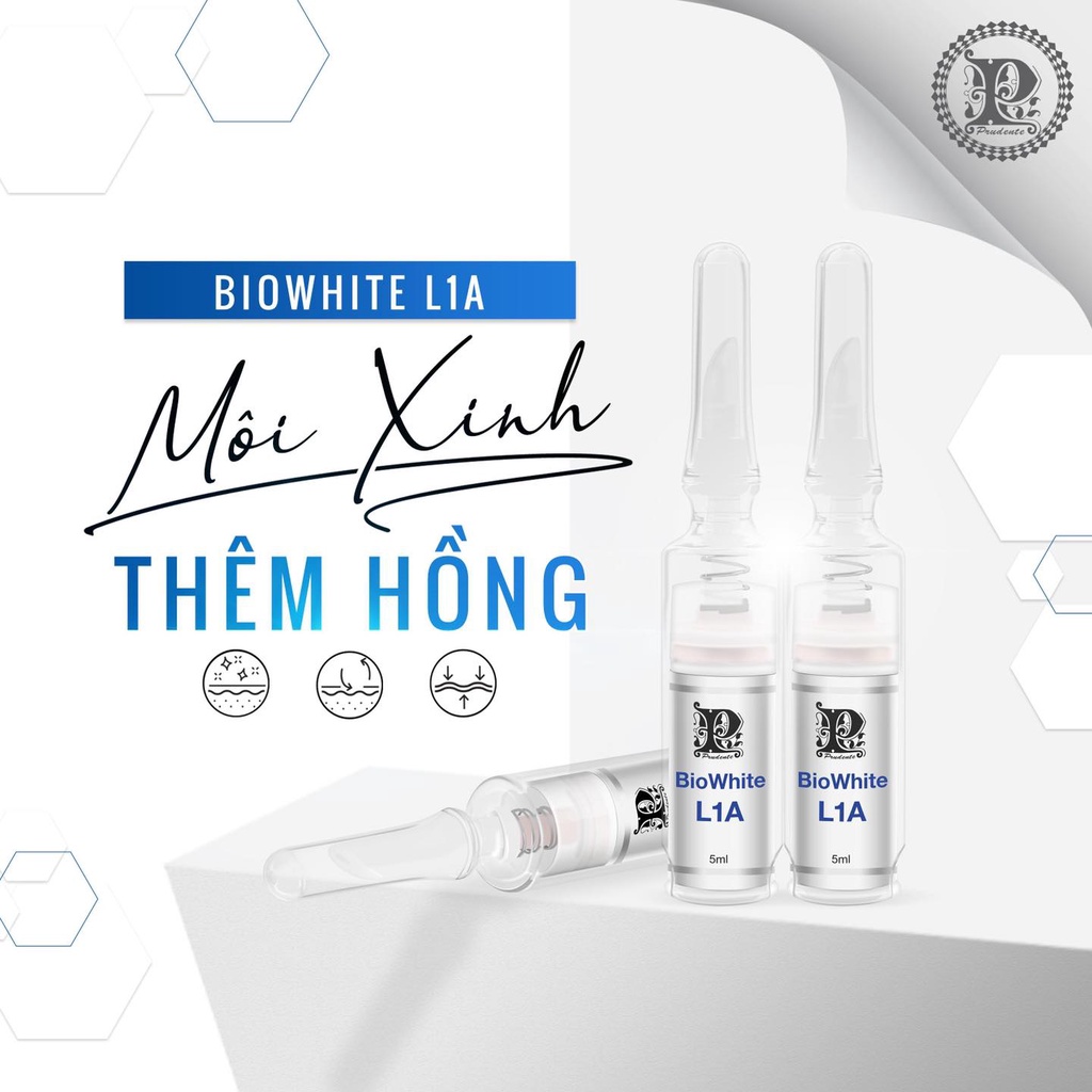 KEM GIẢM THÂM LÀM HỒNG MÔI - MIBITI PRUDENTE NUWHITE L1A CHÍNH HÃNG