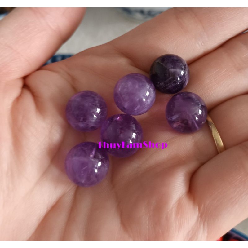 Viên đá màu tím 12 lithanh tẩy bài, làm handmade, DIY, sư