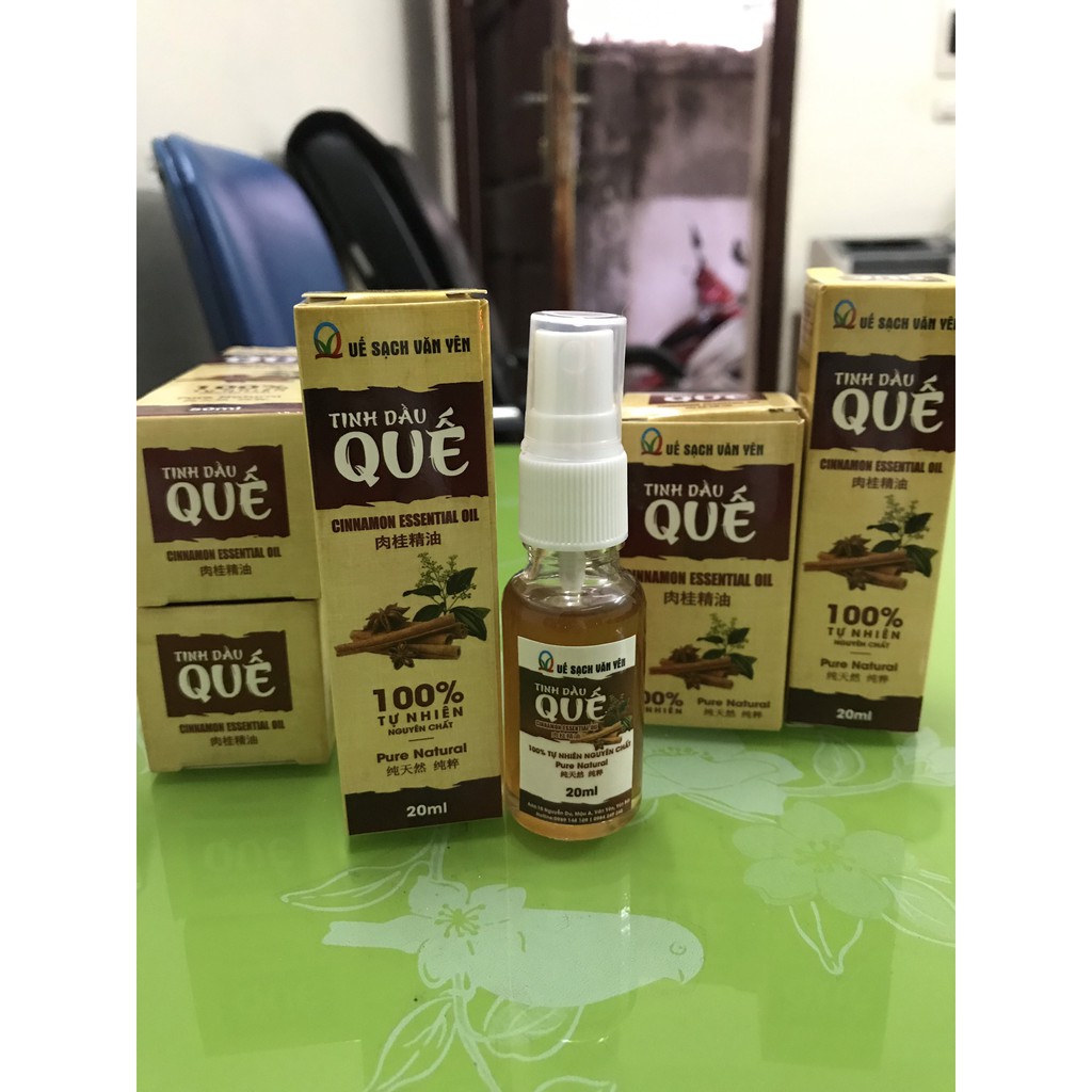 Tinh dầu Quế tự nhiên - Hàng chuẩn làng nghề Văn Yên Yên Bái - Lọ dạng xịt 50ml