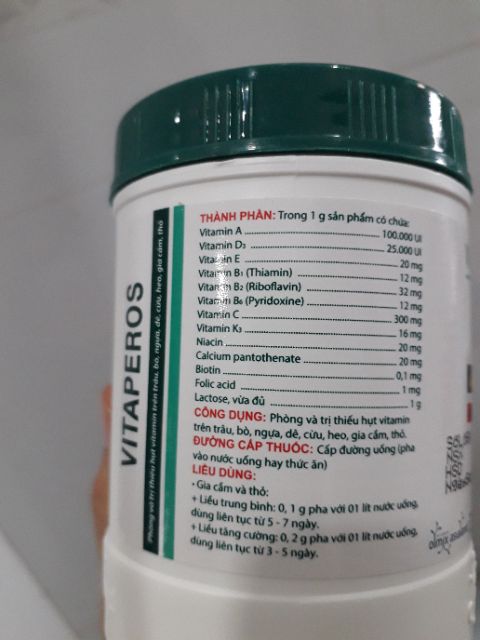 VITAPEROS 100g. Bổ sung vitamin