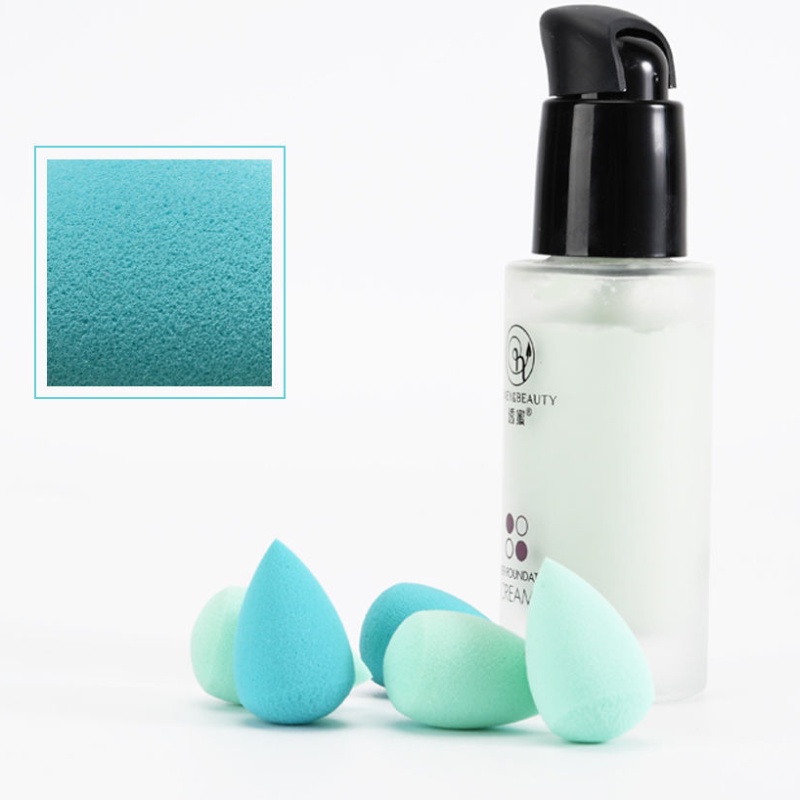 Mút trang điểm ướt và khô hình quả trứng mini màu sắc ngẫu nhiên tiện dụng