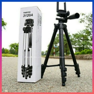 Tripod 3120A kèm 1 kẹp điện thoại, giá đỡ 3120A