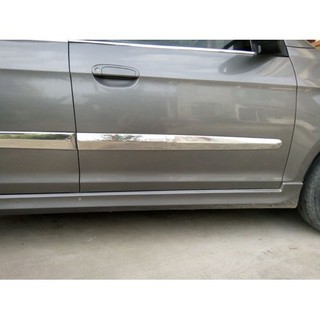 Bộ ốp nẹp sườn inox xe kia morning form 2008 - 2011