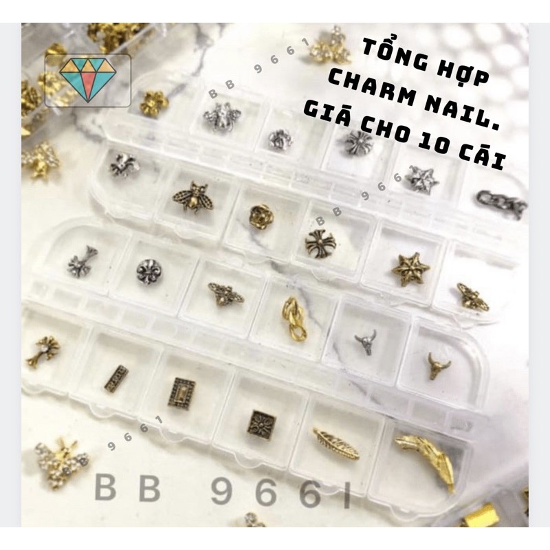Charm Nail kiểu trang trí móng tay