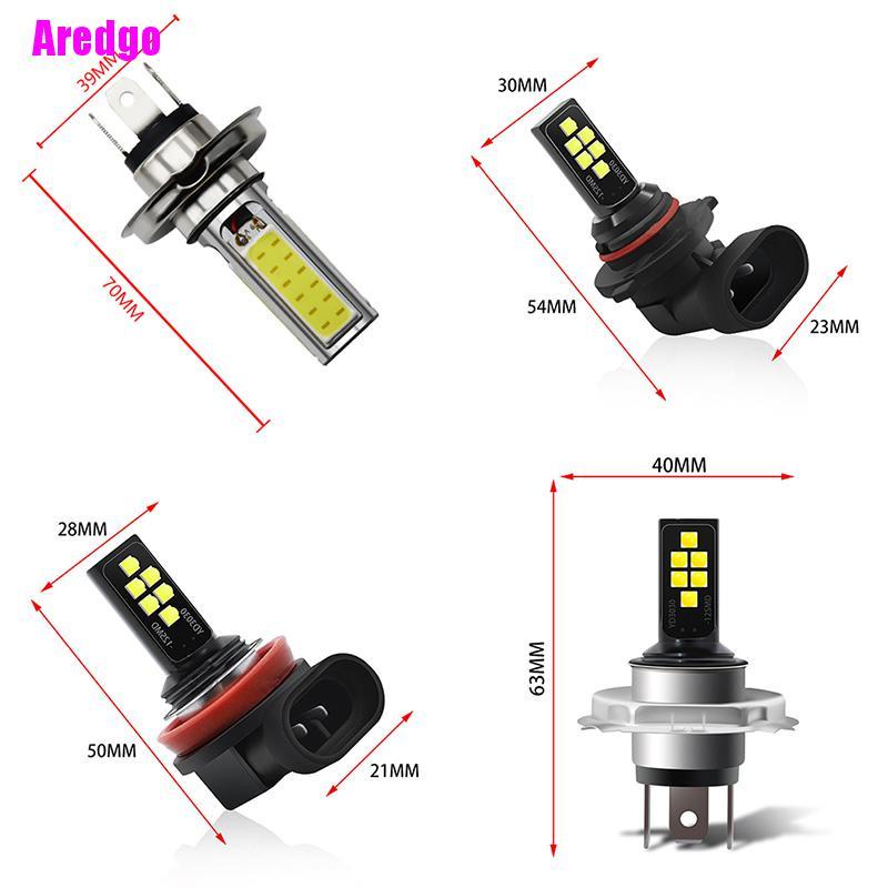 Đèn pha led 6000k h4 h7 h8 h11 9005 9006 màu trắng cao cấp cho xe hơi