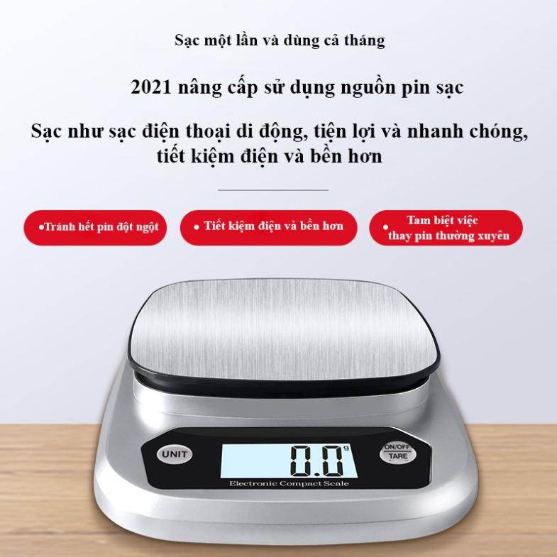 Cân Tiểu Ly Điện Tử Siêu Chính Xác Precision 10kg - 0.1g,  Cân Tiểu Li Nhà Bếp Mini Compact Scale