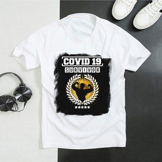 Áo thun in hình - covid 19 người sống sót covid 19 người sống sót - ha2286