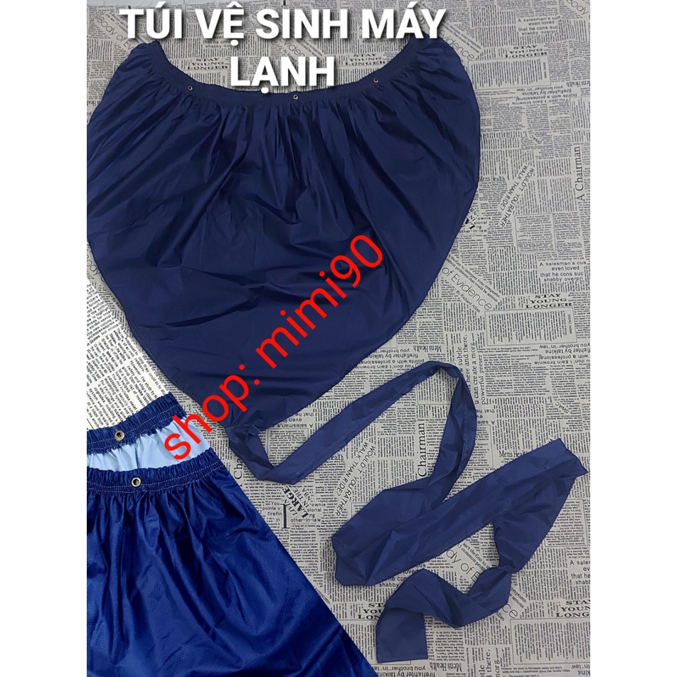 ̣Tặng dây luồng -Áo Vệ Sinh Điều Hoà Vải Tổ Ong 2 Lớp Cao Cấp Sợi 230T- Túi trùm xịt rửa máy lạnh bạt bảo dưỡng điều hoà