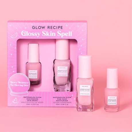 Set dưỡng ẩm làm sáng da giảm thâm mini Glow Recipe Glossy Skin Spell Kit