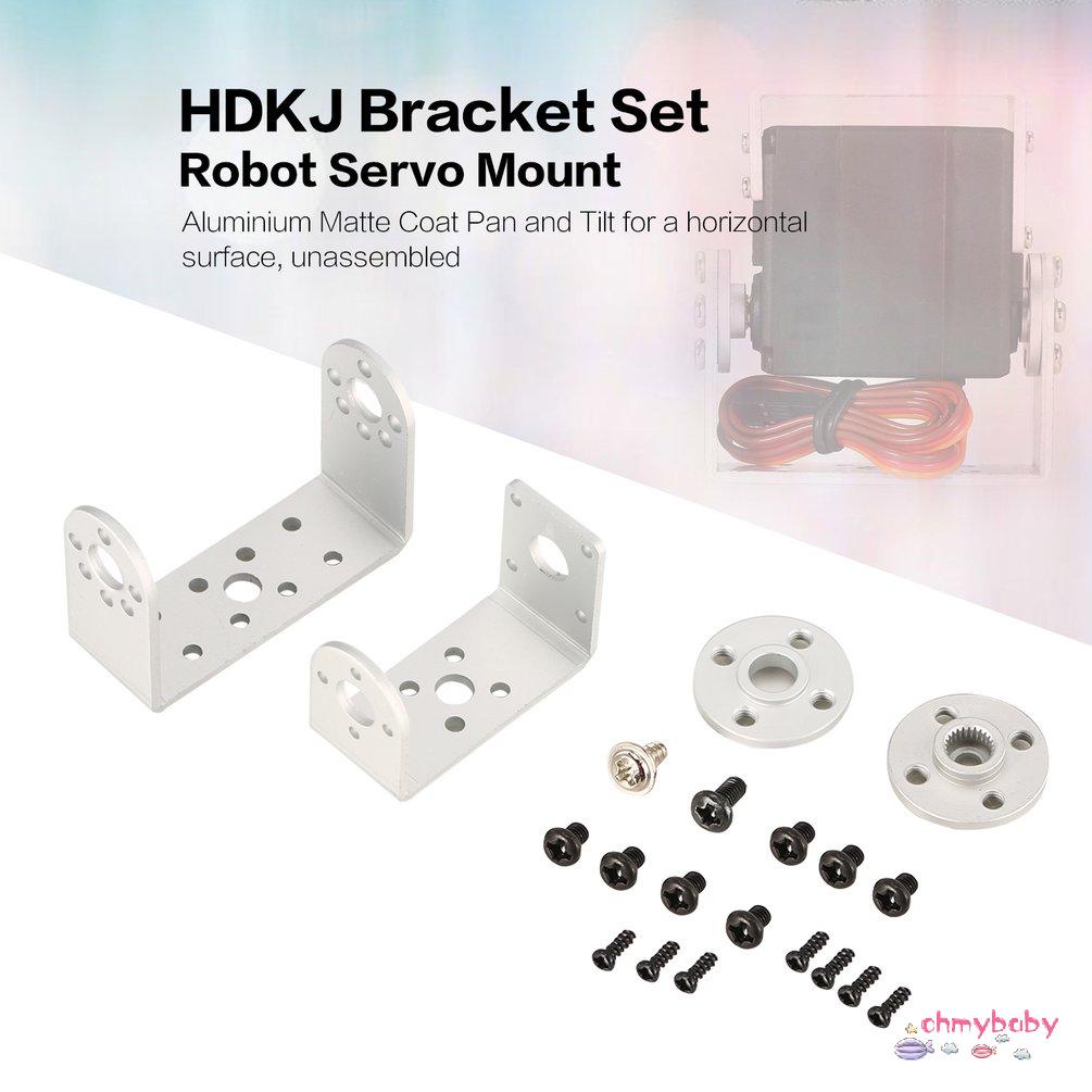 【OMB】 HDKJ Steering Gear Pan and Tilt Mechanical 2 DOF Robot Servo Bracket Mount Kit
