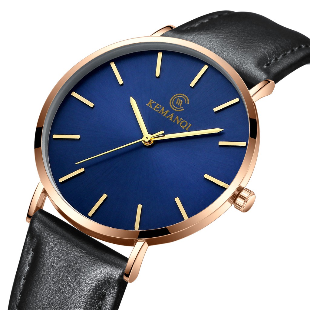 ĐỒNG HỒ NAM CHÍNH HÃNG KEMANQI DÂY DA SIÊU MỎNG CỰC SANG TRỌNG | BigBuy360 - bigbuy360.vn