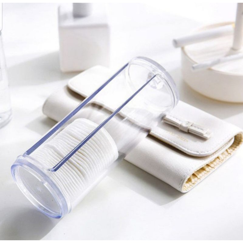 Hộp đựng bông tẩy trang trong suốt hàng dày