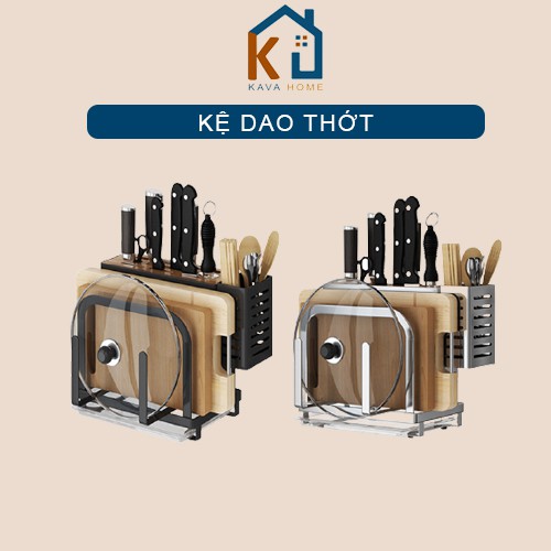 Kệ Dao Thớt Thép, Inox Kava, Đồ Dùng Bếp