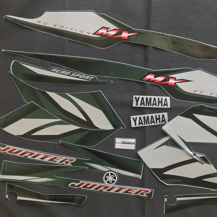 [CỰC RẺ] Bộ tem rời dán full xe JUPITER THÁI mẫu nhỏ hàng siêu bền như zin( Nhiều màu )