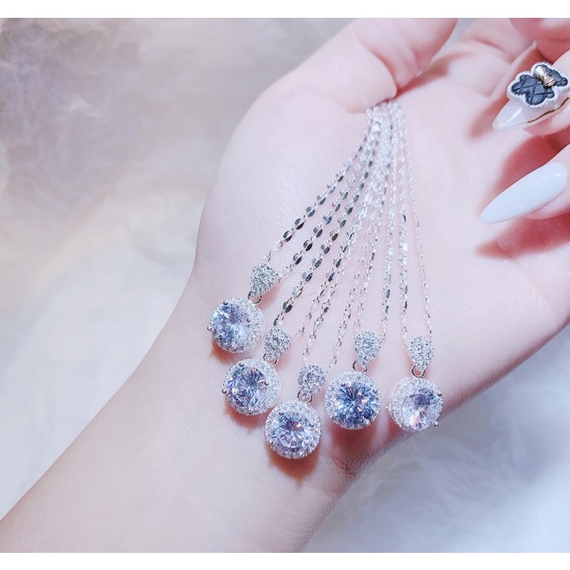 Dây chuyền nữ Bạc S925 tặng kèm hộp đựng - Vàng bạc Khải Khải