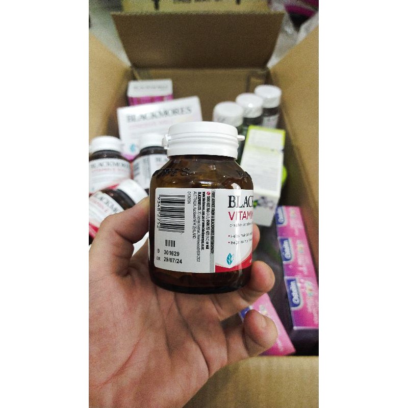 Date 2024- Blackmores Natural Vitamin E 1000IU 30 viên