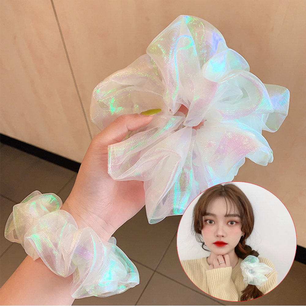 Dây Buộc Tóc Đính Đá Lấp Lánh Xinh Xắn Cho Nữ