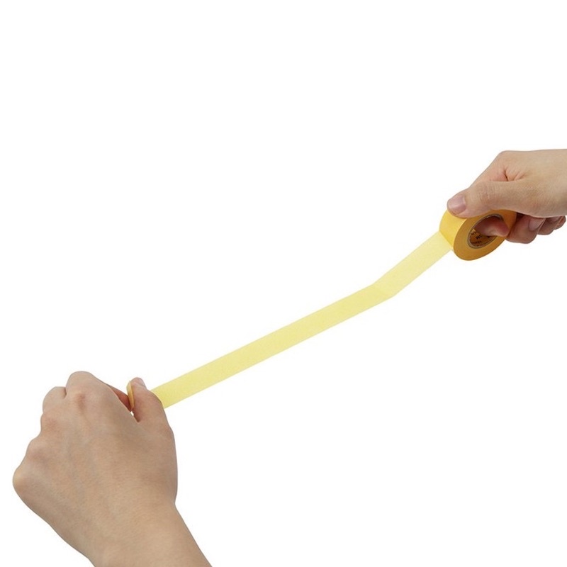 Băng keo giấy 3M 243J che sơn Masking Tape 10mmx18m và 20mmx18m