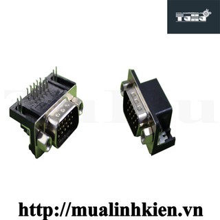 VGA DB15 ĐỰC CONG