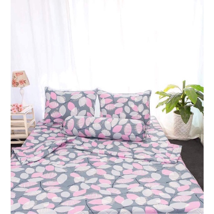 Drap 1m6 + CHĂN Thắng Lợi chính hãng, ga trãi giường 1m6 + mền chần gòn cao cấp có in logo (5 món)