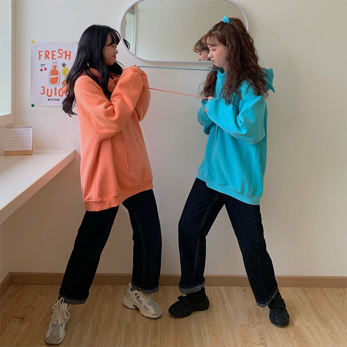 Áo hoodie thiết kế sừng nhẹ nhàng xinh xắn cho nữ T 21N623 | BigBuy360 - bigbuy360.vn