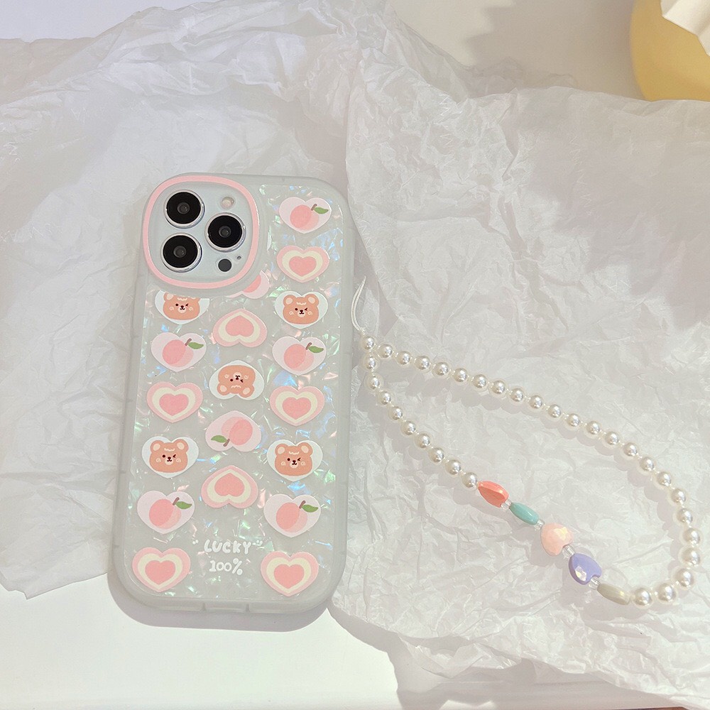 Ốp lưng iPhone Gấu trái đào 13/13promax/12/12pro/12promax/11/11promax/X/Xs/Xsmax/7plus/8plus