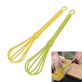 Phới lồng đánh trứng nhựa mini 18cm