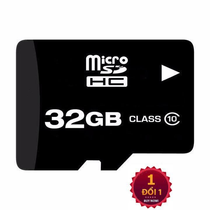 MUA THẺ NHỚ TẶNG ĐẦU LỌC THẺ Thẻ Nhớ MicroSDHC Class 10 Tốc Độ Cao 32GB - Thẻ Đen