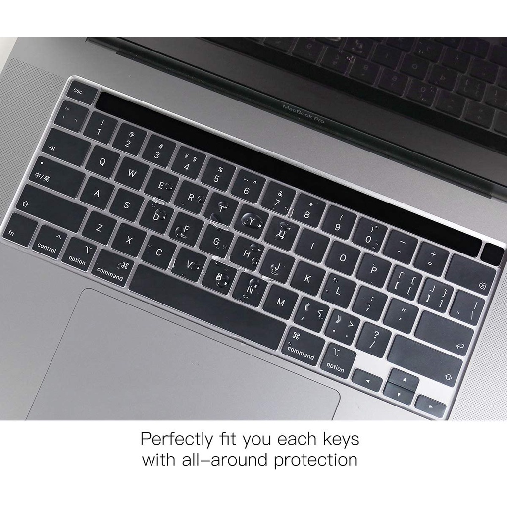 Phủ phím , Lót bàn phím silicon Macbook Pro 13&quot; năm ( 2020- 2021 ) , Pro M1 model A2251 , A2338 . A2289