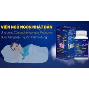 Viên ngủ ngon Sleepy Nhật Bản 80 viên – Giúp ngủ ngon ngủ sâu giấc Hàng nhập khẩu nội địa Nhật Bản.