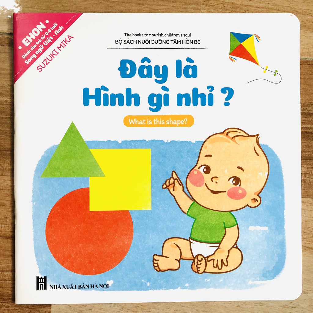 Sách - Ehon Song ngữ Việt Anh Cho Bé từ 0-6 tuổi (bộ 10 cuốn có file nghe)