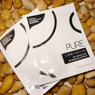 Mặt nạ kim cương ủ trắng tinh thể băng tan - Pure Mask - 1 miếng