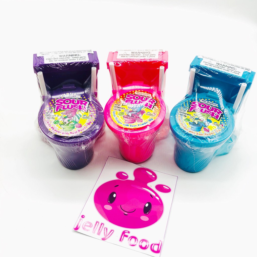 Kẹo mút bồn cầu Sour Flush