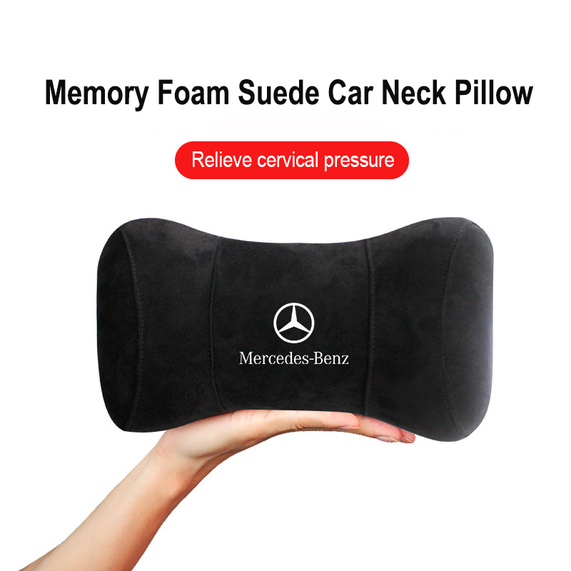 2 Gối Tựa Cổ Mềm Mại Thoải Mái Cho Mercedes-Benz