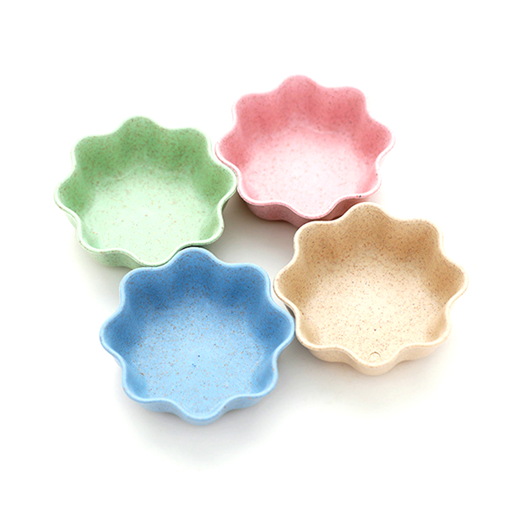 Set 4 Đĩa Nước Chấm Nhỏ Thân Thiện Với Môi Trường