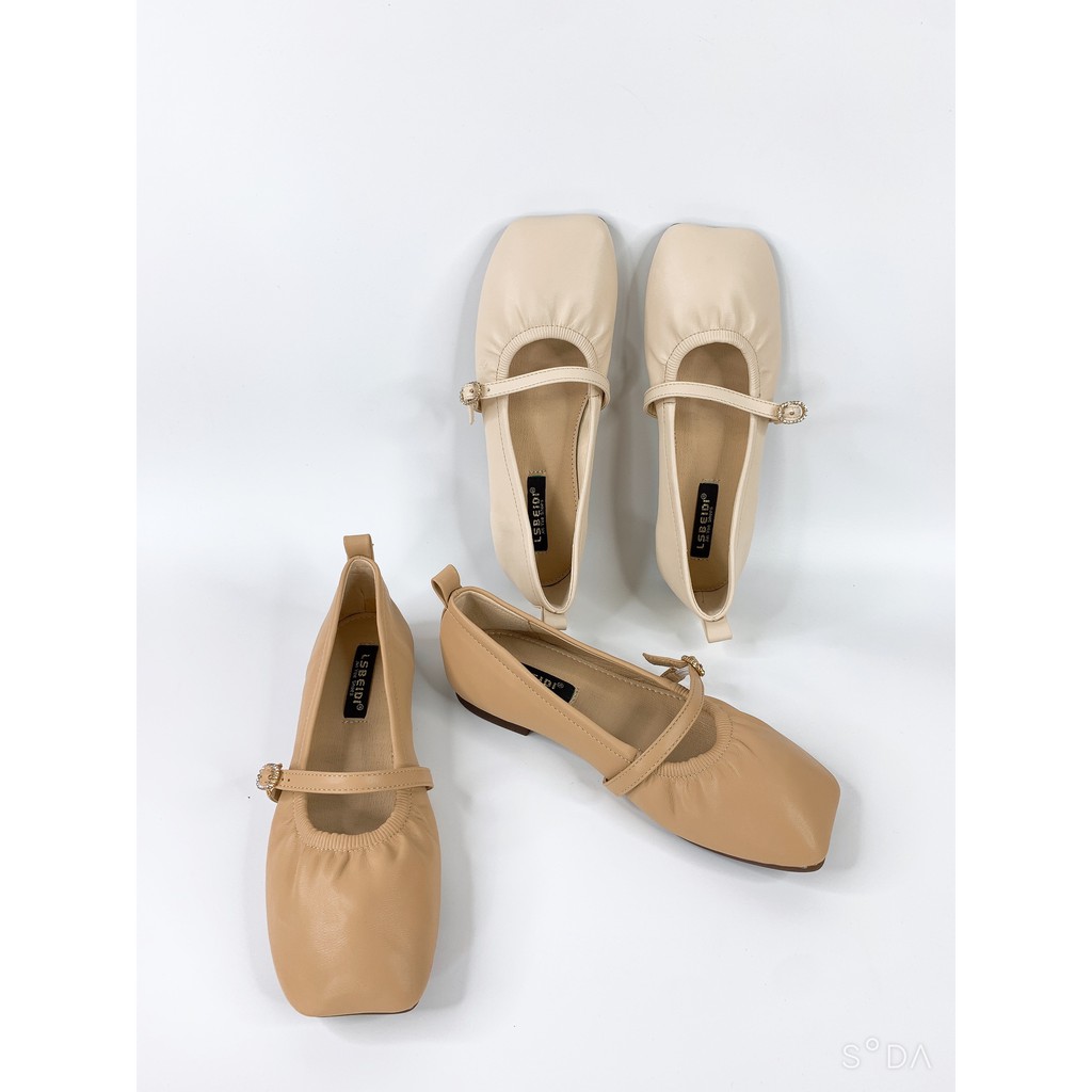 GIẦY BÚP BÊ 💎SALE💎 GIÀY NỮ CÔNG SỞ BÚP BÊ MŨI VUÔNG DA MỀM NHẬP KHẨU CAO CẤP ĐẾ DẺO SIÊU ÊM CHÂN HOT 2021 | BigBuy360 - bigbuy360.vn