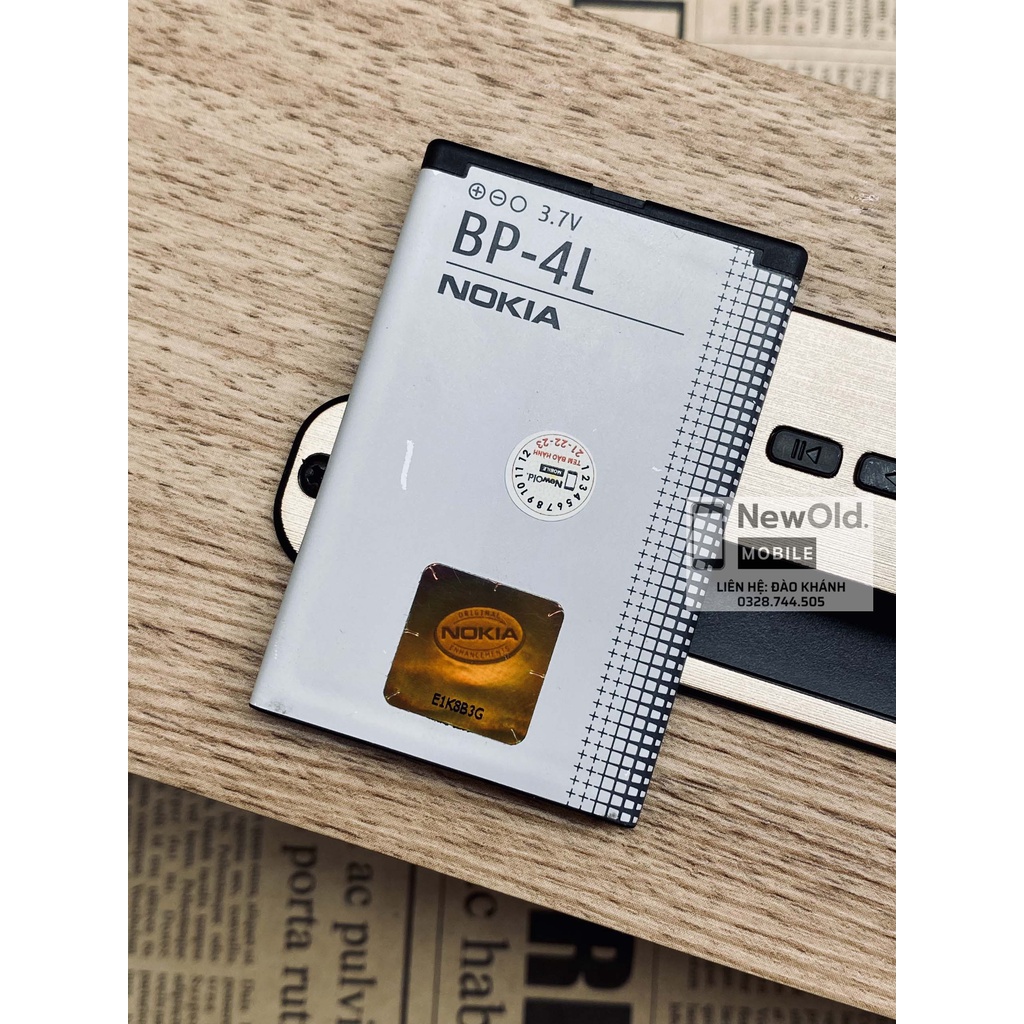 Pin Nokia BP-4L Zin cũ bóc máy cho Nokia E72| E7| E52| E63 | E90 | 6760| E6| E61i| E63...