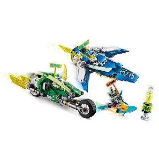 Đồ chơi lắp ráp Lego Ninjago Xe Đua Tốc Độ Của Jay Và Lloyd 71709